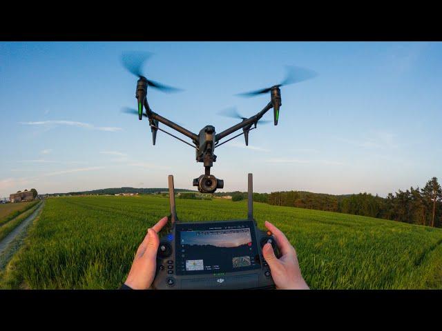 DJI INSPIRE 3 - Erster Flug + Footage ( Zenmuse X9 8K Air )