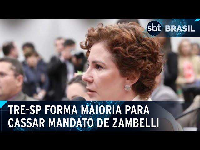 TRE-SP forma maioria para cassar mandato de Carla Zambelli por desinformação | SBT Brasil (14/12/24)