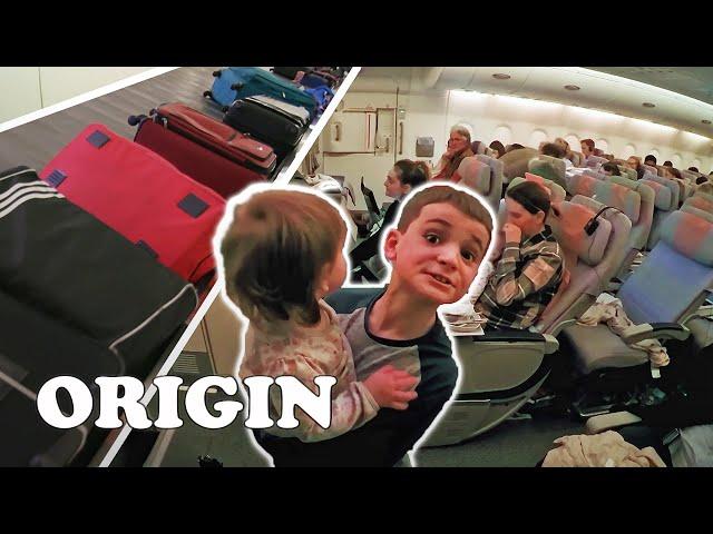 Taking A Long Haul Flight With UK's Biggest Family! | The Radford Family | Origin