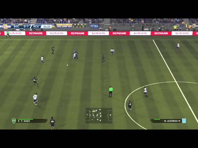 Pro Evolution Soccer 2015 - Boca Juniors (Dif: Leyenda) v/s Racing de Avellaneda