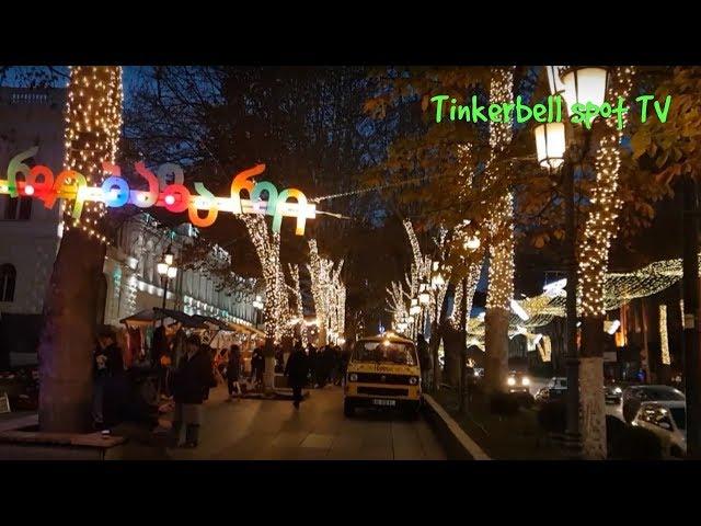 Georgia Tbilisi walking tour (travel) before New Year Christmas 그루지아 (조지아) 여행