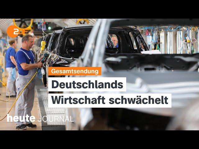 heute journal vom 22.11.2024 Krise bei Bosch, Wahlkampf der SPD, Koalitionsvertrag in Thüringen