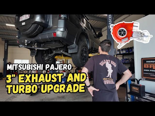 3" Exhaust System and Turbo Upgrade For The Mighty Pajero