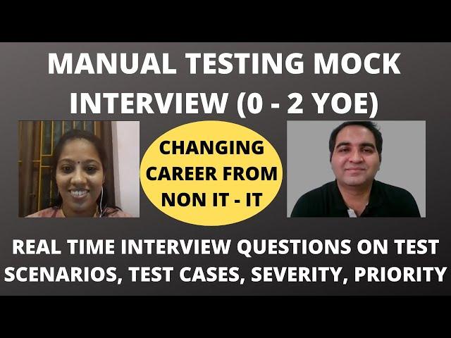 Software Testing Interview | Test Case Interview Questions