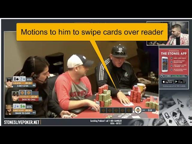 Dealer Alerts Player To Rescan Cards In Hand With Mike Postle