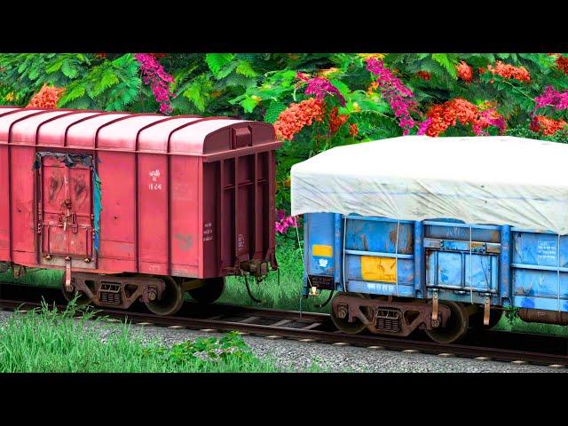 COAL WAGON COUPLING BCNA WAGON | BUMPY RAILROAD | Train Simulator | Railwork | NTG GAMING