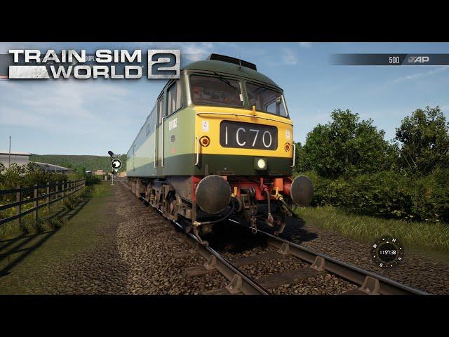 We are maneuvering with Class 47 in Train Simulator Word 2!Pc Gameplay!