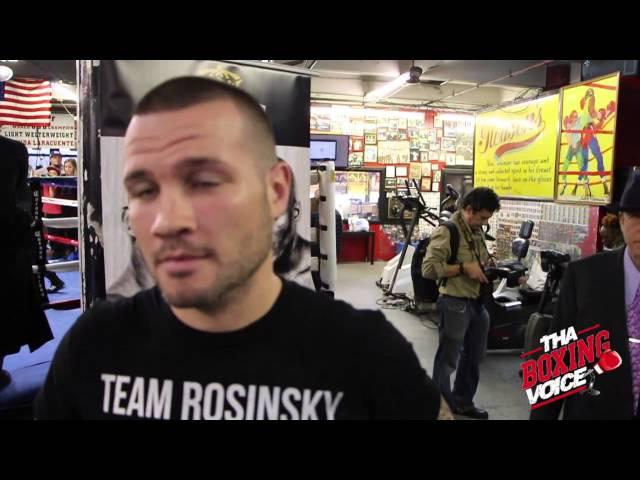 Will Rosinsky Talks Taking on Joe Smith Jr