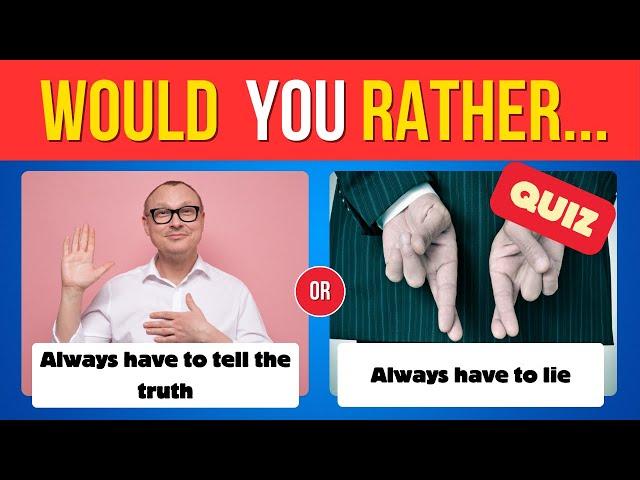 Would You Rather... 50 Hardest Choices Ever! 