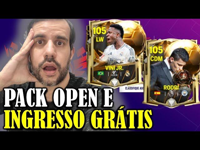 NOVO EVENTO BALLON D'OR, PACK OPEN E INGRESSOS GRÁTIS - FC MOBILE 25