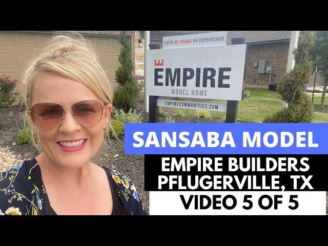 The SanSaba Model in Blackhawk by Empire Builders in Pflugerville, TX vid 5 of 5