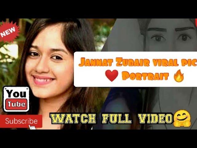 Photo Realistic Drawing From Normal Pencile ...// India  Jannat Zubair painting //-artist_sk__