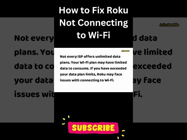 How to Fix Roku Not Connecting to Wi-Fi #shorts #shortvideo