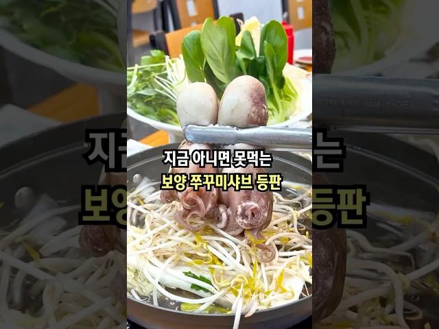 봄 보양식으로 이만한것 없어요 !! 쭈꾸미 샤브맛집 바로 여기 !! #울산맛집 #울산 #맛집 #koreafoodie #koreanfood #봄보양식 #울산명촌