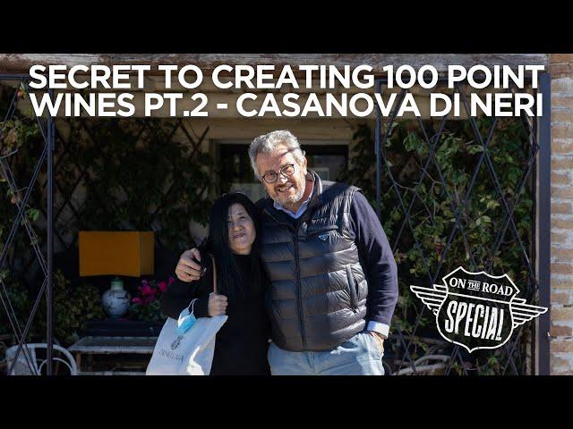 Travel Italy: Secret to creating 100 point wines Pt.2(On the Road w/ Stevie Kim) Casanova di Neri