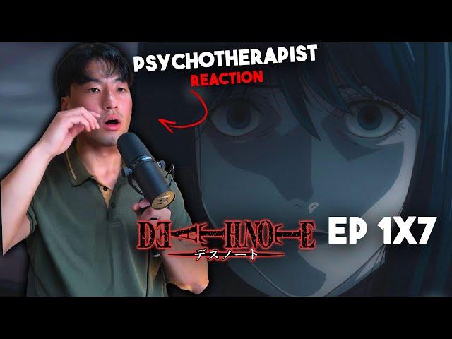 PSYCHOTHERAPIST REACTS to Death Note Episode 7 | The Most Twisted Manipulation