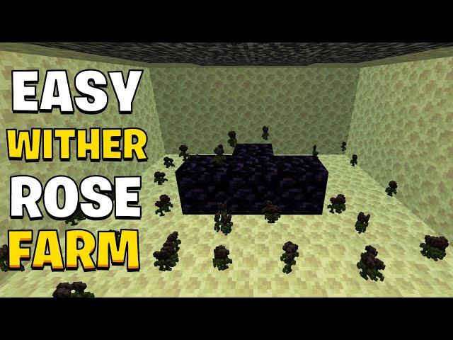 How to Farm Wither Roses in Minecraft 1.21