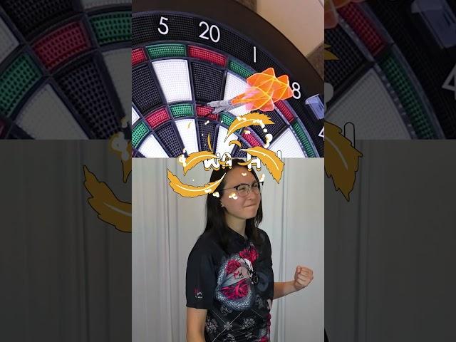 ️ JEN’S 1st 6 DART LEG w/ 20g Jules van Dongen Soft Tip Darts on Granboard 3S #darts #dartsreview