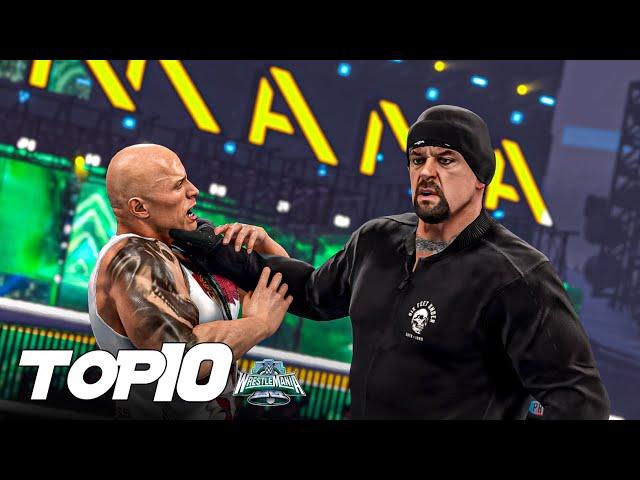 WWE 2K24: WrestleMania 40 Night 2 Top 10 Moments!