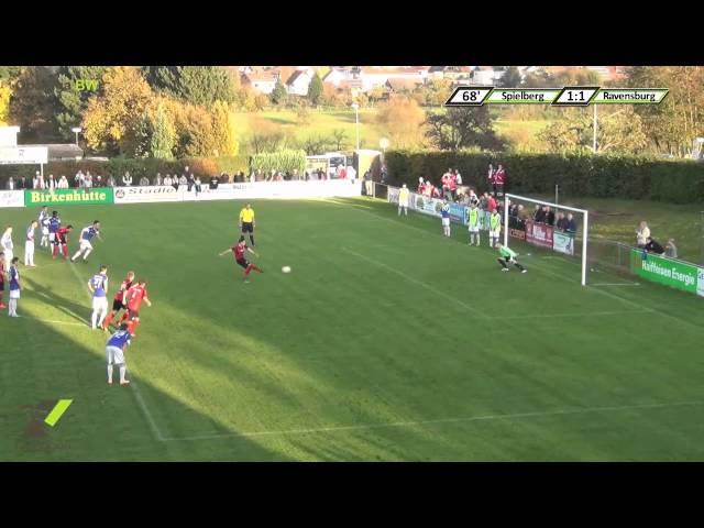 Oberliga BW 14. Spieltag, Zusammenfassung: SV Spielberg vs. FV Ravensburg