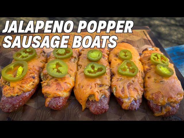 Smoked Sausage Boats Recipe! | Ash Kickin' BBQ