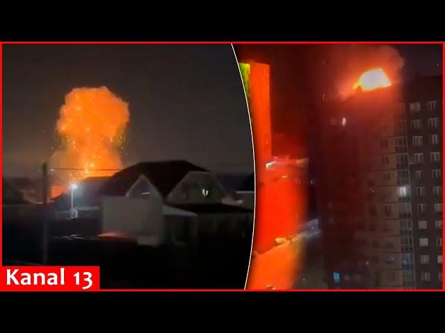 Watch: Shocked Russians show drone attacks and explosions in Moscow