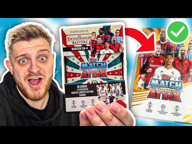 Can I COMPLETE My MATCH ATTAX 2024/2025 COLLECTION From Opening BOOSTER TINS?!