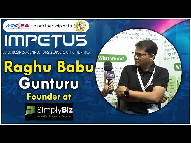 hysea impetus 2023: Raghu Babu Gunturu Founder at SimplyBiz | ittv global media