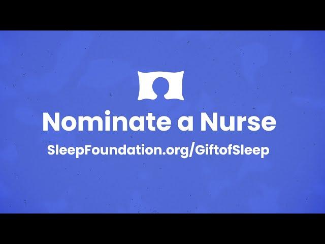 SleepFoundation.org “Gift of Sleep”, sleep transformation campaign