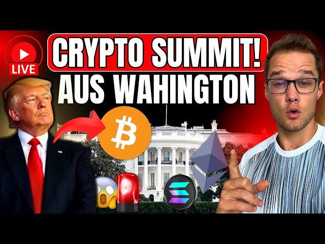  Live: Krypto-Gipfel in den USA! Trump und das Crypto Summit in Washington! 