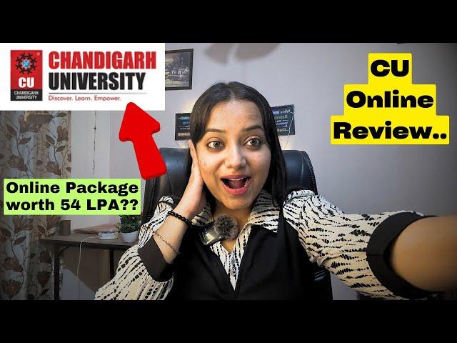 Reviewing Chandigarh University OnlineHighest Online Package Ever...???
