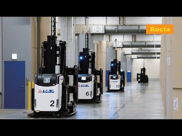 Rocla AGVs at Rengo: A state-of-the-art logistics hub