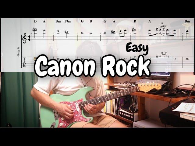 [EASY]Canon Rock Guitar Cover With TAB/쉬운 캐논락 기타연주/슬기로운의사생활