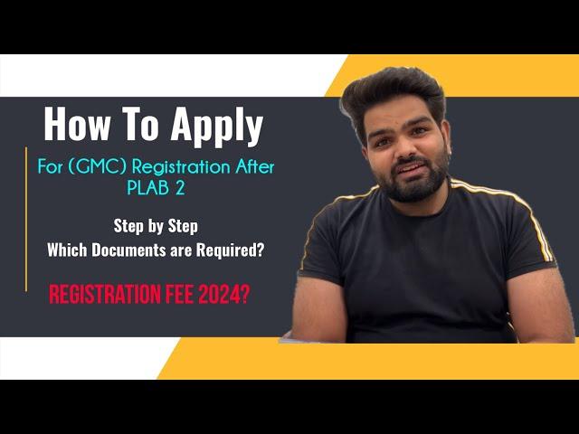 How To Apply For GMC Registration | What Documents Required? | Registration FEE 2024 | Step by Step