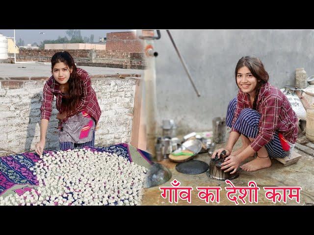 आज बरी बनाएंगे | शिखा ने धुले बर्तन  | Daily Vlog | Deshi Vlog | Life style Vlog | Village Vlogger