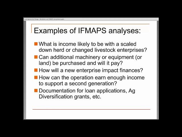 Evaluating Options for Change: Financial Planning Resources