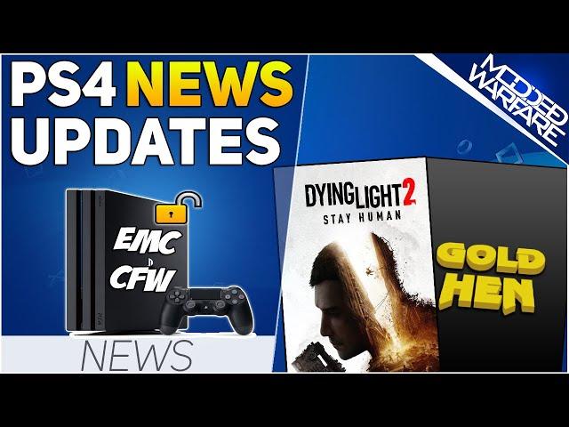 PS4 News Updates. EMC CFW, GoldHEN 2.1 & Dying Light 2 Leaked!