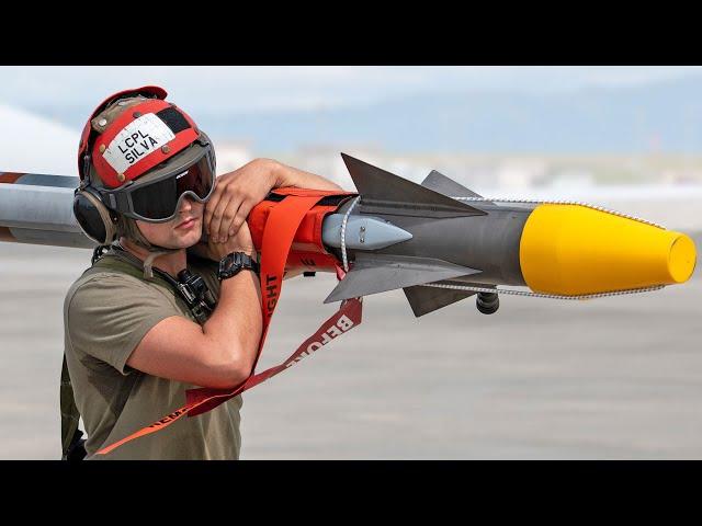 US Marines conduct AIM-9X Sidewinder missile shoot exercise