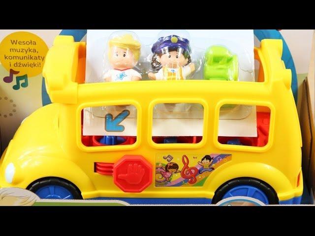 Lil` Movers School Bus / Wesoły Autobus - Little People - Fisher-Price - www.MegaDyskont.pl