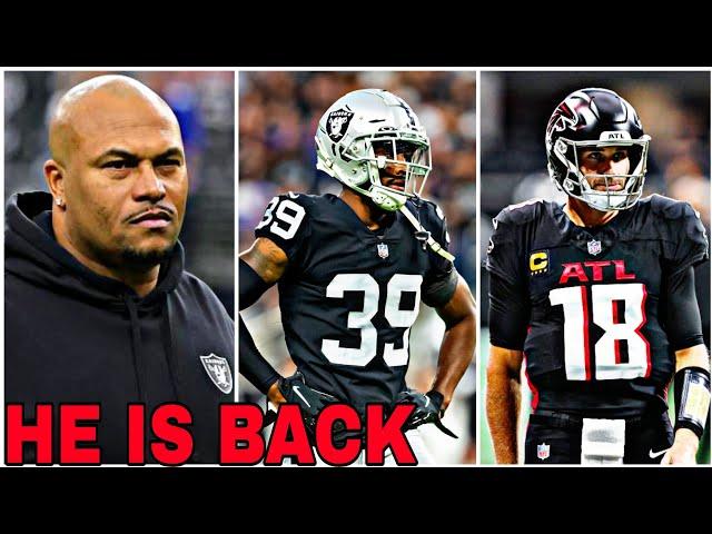 Nate Hobs OFFICIALLY HEALTHY + Raiders vs Falcons Game Preview