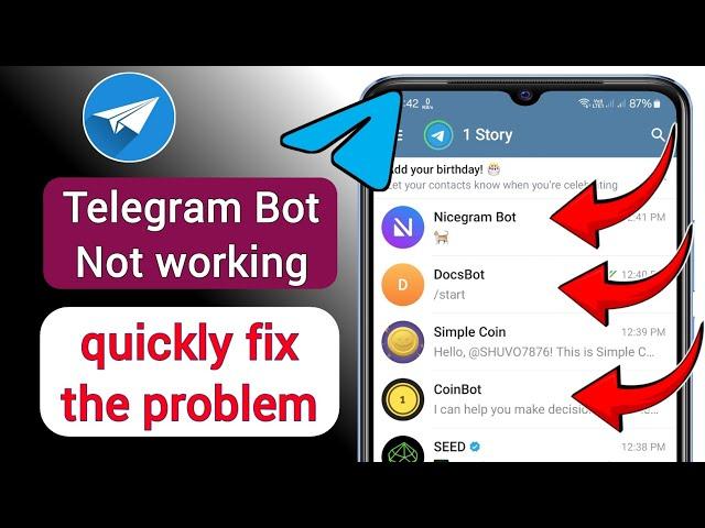 How To Fix Telegram Bot Not working || Telegram Bot Not working quickly fix the problem