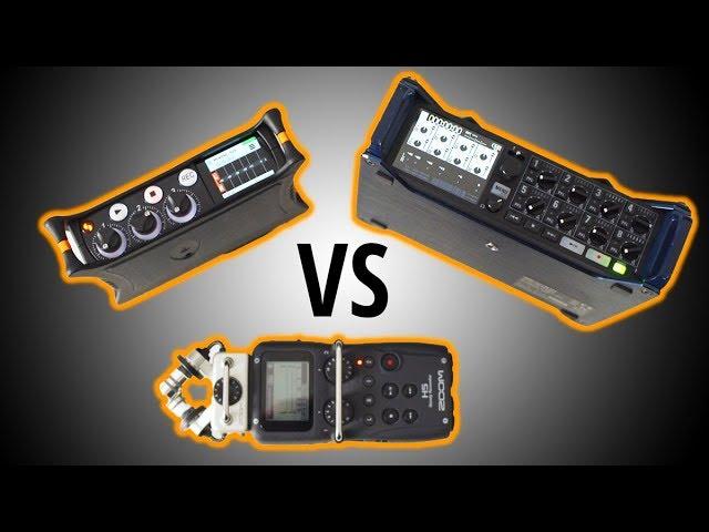 Preamp Shootout - Sound Devices MixPre VS Zoom F/H VS Rode VS Roland