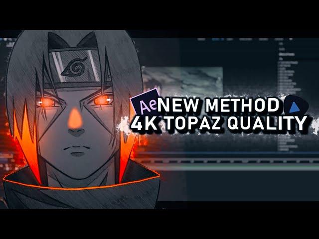 -" How Can You Make 4k Anime High Quality? "- [" AE Quality Tutorial - Topaz Video Enhance "]