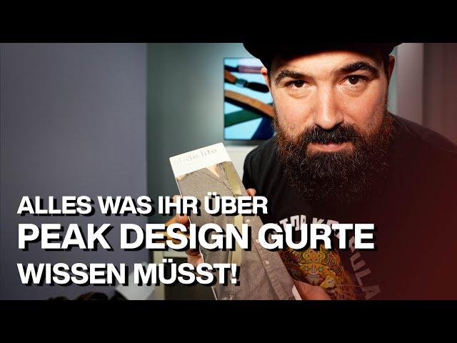 Peak Design: Alles über die Gurte Slide, Slide lite, Leash und Cuff!