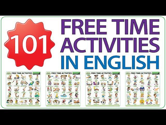 101 Free Time Activities in English - Learn English Vocabulary