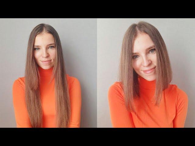 ПРИЧЕСКА КАРЕ БЕЗ СТРИЖКИ/Bob hairstyle without scissors