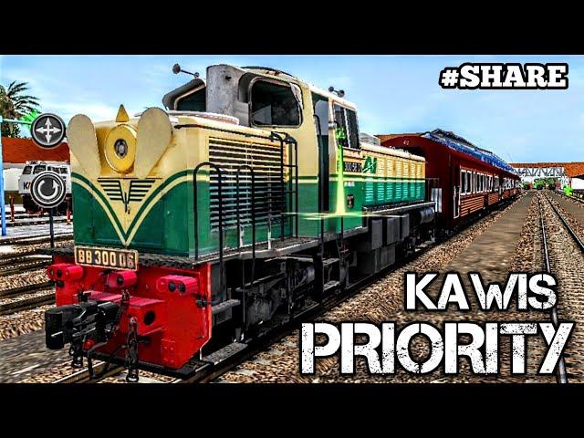 LANGSIR KAWIS PRIORITYDI STASIUN MALANG TRAINZ SIMULATOR ANDROID