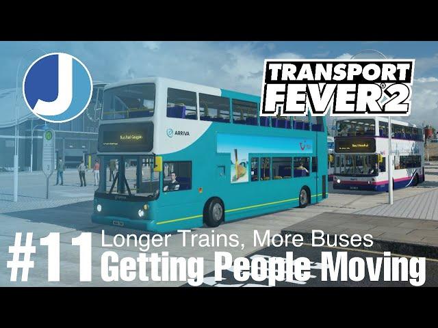 Transporting Huge Amounts Of Passengers | Transport Fever 2 | Bretagne | Episode 11