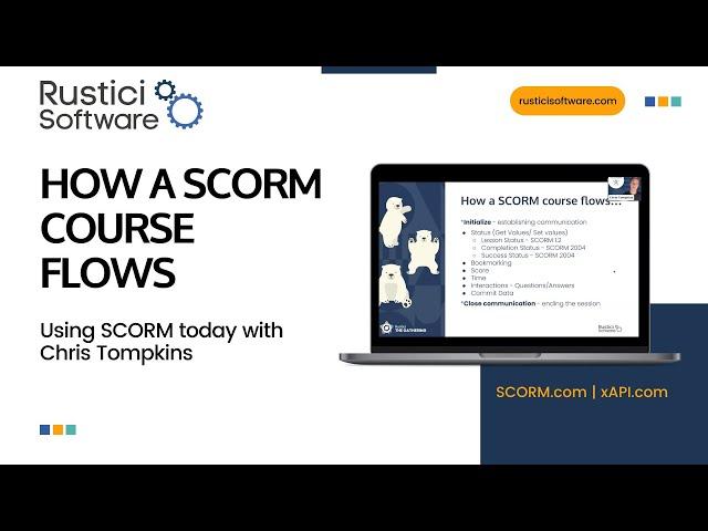 How a SCORM course flows