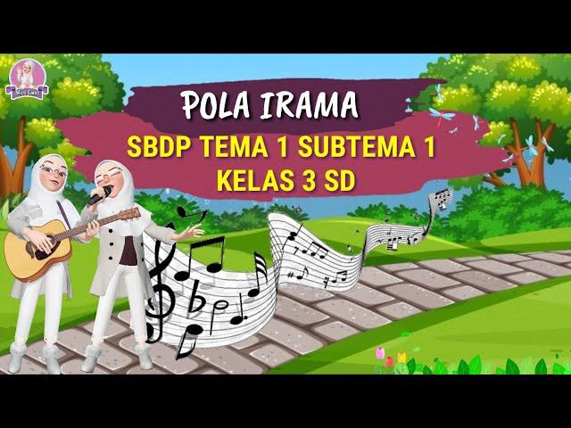 POLA IRAMA KELAS 3 SD || MATERI SBDP TEMA 1 SUBTEMA 1 PEMBELAJARAN 1